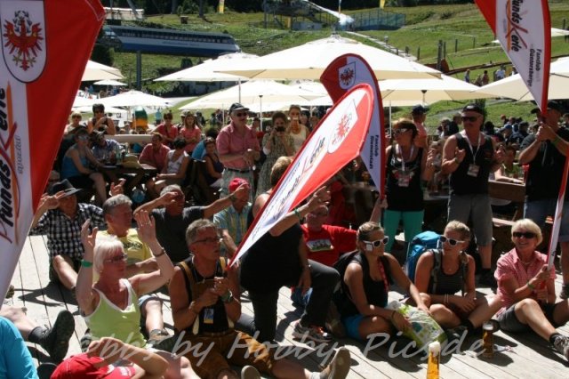 Pfunds-Kerle Fan Wandertag, Möseralm