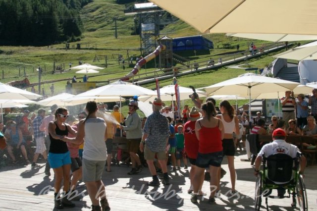 Pfunds-Kerle Fan Wandertag, Möseralm