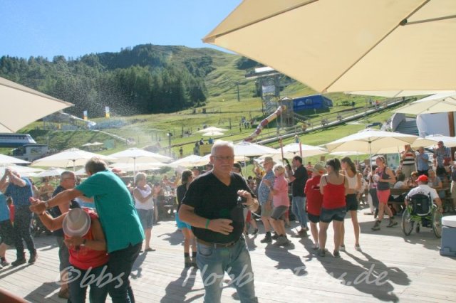 Pfunds-Kerle Fan Wandertag, Möseralm