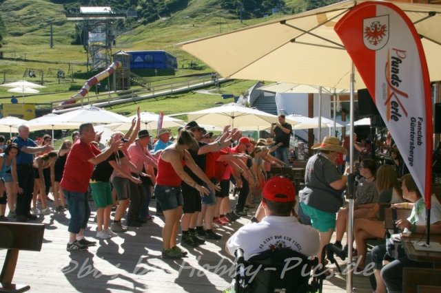 Pfunds-Kerle Fan Wandertag, Möseralm