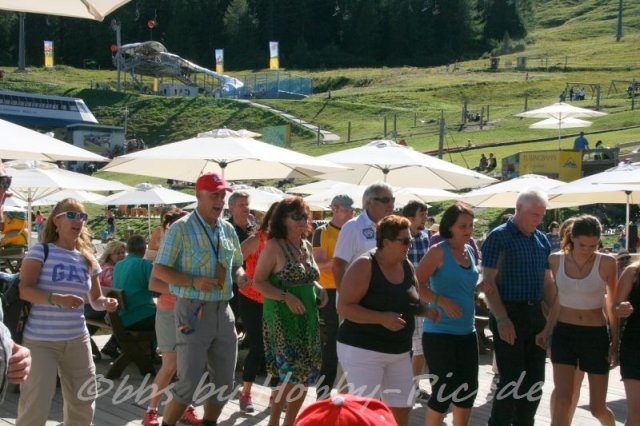 Pfunds-Kerle Fan Wandertag, Möseralm