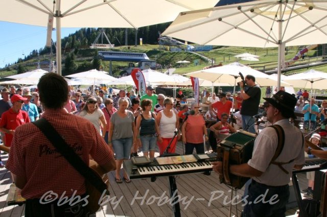 Pfunds-Kerle Fan Wandertag, Möseralm