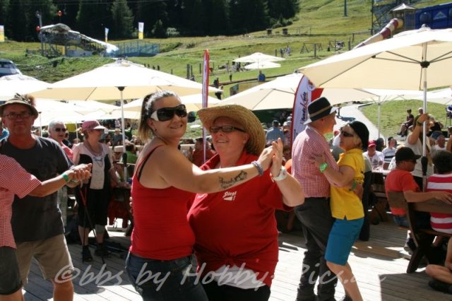 Pfunds-Kerle Fan Wandertag, Möseralm
