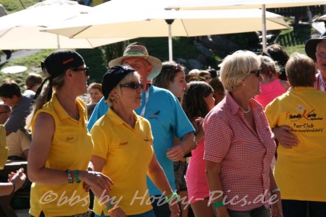 Pfunds-Kerle Fan Wandertag, Möseralm