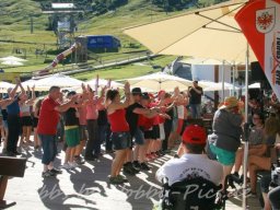 Pfunds-Kerle Fan Wandertag, Möseralm