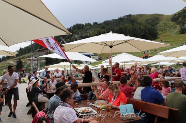 Pfunds-Kerle Fan Wandertag, Möseralm