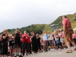 Pfunds-Kerle Fan Wandertag, Möseralm