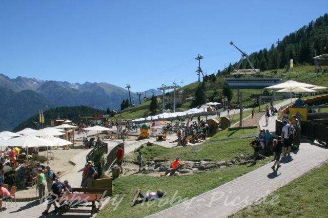 Pfunds-Kerle Fan Wandertag, Möseralm