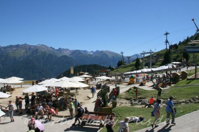 Pfunds-Kerle Fan Wandertag, Möseralm