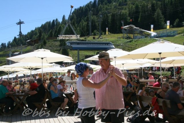 Pfunds-Kerle Fan Wandertag, Möseralm