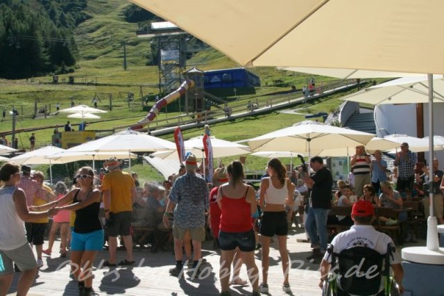 Pfunds-Kerle Fan Wandertag, Möseralm