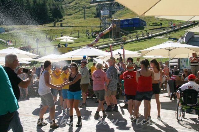 Pfunds-Kerle Fan Wandertag, Möseralm