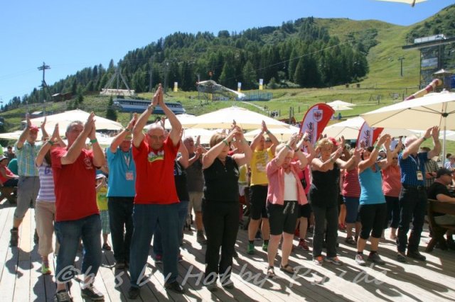 Pfunds-Kerle Fan Wandertag, Möseralm