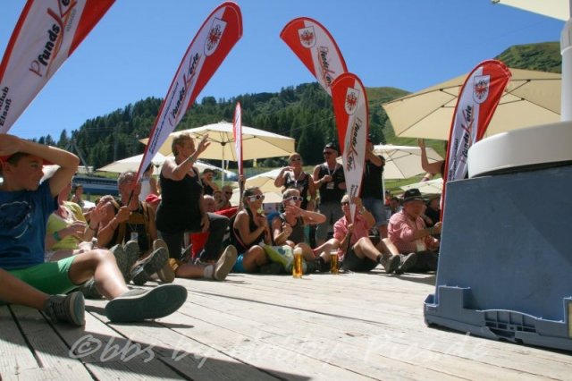Pfunds-Kerle Fan Wandertag, Möseralm