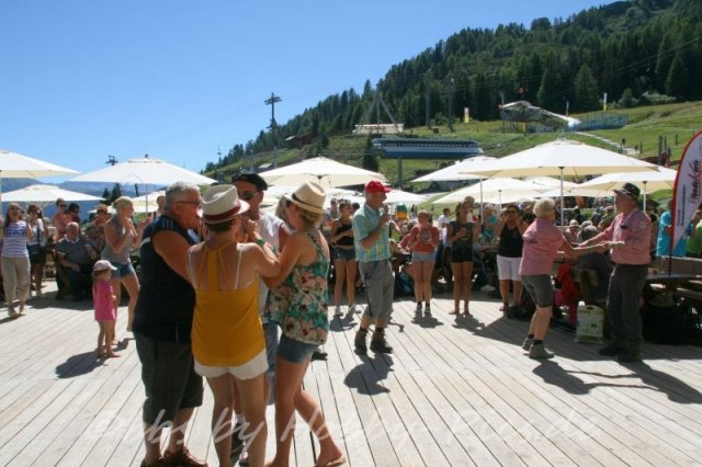 Pfunds-Kerle Fan Wandertag, Möseralm
