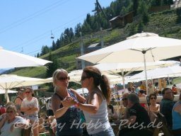 Pfunds-Kerle Fan Wandertag, Möseralm