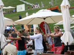 Pfunds-Kerle Fan Wandertag, Möseralm