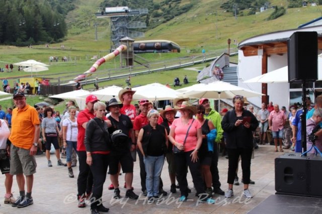 Pfunds-Kerle Fan Wandertag, Möseralm