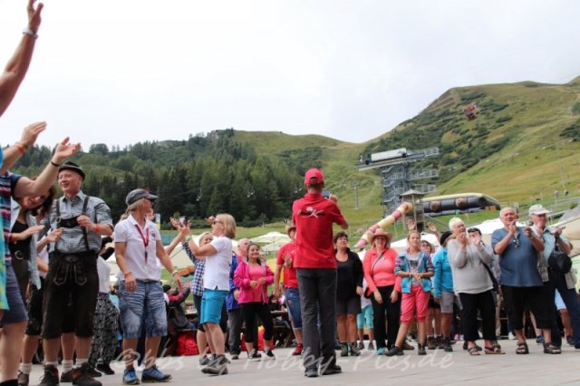 Pfunds-Kerle Fan Wandertag, Möseralm