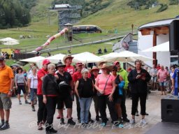 Pfunds-Kerle Fan Wandertag, Möseralm