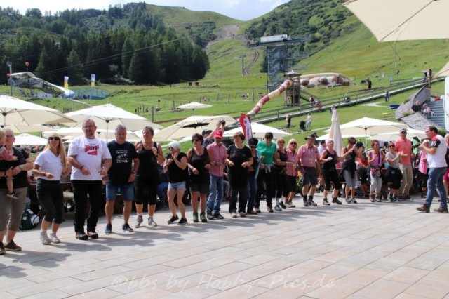 Pfunds-Kerle Fan Wandertag, Möseralm