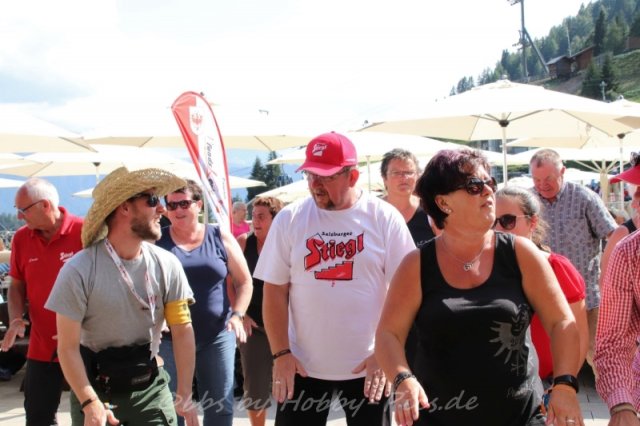 Pfunds-Kerle Fan Wandertag, Möseralm